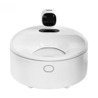 Custom Logo Pet Feeder Semiconductor Cooling Wet Food Dispenser with HD Camera Monitoring APP Control Wet Feeder for Cat
