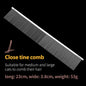 Fenice Professional Anti-Corrosion Grooming Comb For Dogs Cats Tapered Stainless Steel Pins Pet Grooming Supplies