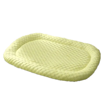 Summer Pet Cooling Mat Ice Silk Breathable Pad Cat Cushion Dog Sleep Nest Kennel Cool Feeling Teddy Bed for Small Medium Pets