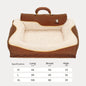 HOOPET 2025 New Large Dog Bed, Winter Warm Washable Pet Bed with Thick Padding & Bolster, Comfort Security Orthopedic Mattress