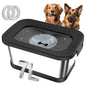Stainless Steel Dog Water Bowl, No Spill Anti-Splash Dog Bowls with XXL Silicone Mat, Spill-Proof Slow Feeder for Messy Drinker