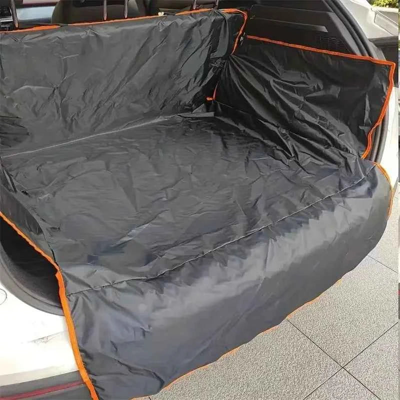 Durable Polyester Auto Trunk Mat for Pets - Non-Slip, Scratch-Resistant, Easy-Clean Mat for SUVs and Cars, Pet Safety Mat