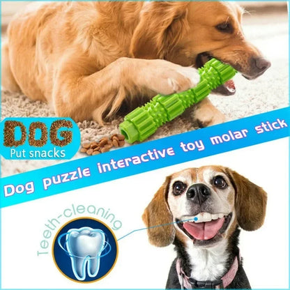Dog Chew Toys Heavy Duty Rubber Aggressive Chewer Teeth Grinding Cleaning Gear Shape Random Color Teeth Grinding and Cleaning