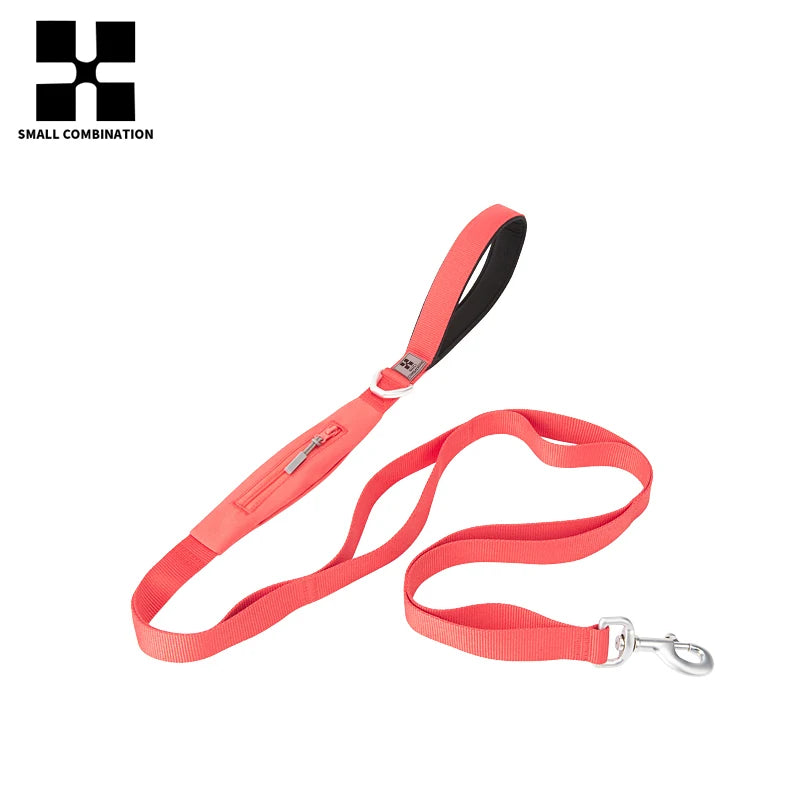 SMALL COMBINATION Lightweight Dog Leash for Small, Medium, Large Double Handle Dog Leash Puppy Pocket Designer running Pet Leash