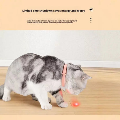 Laser Cat Teaser Collar Smart Cat Teaser Toy Pet Supplies Self-Entertainment Automatic Cat Teaser Toy Cat Teasing Artifact
