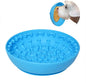 Pet Dog Slow Feeder Bowl with Suction Cup, Interactive Chew Toy for Anxiety Relief