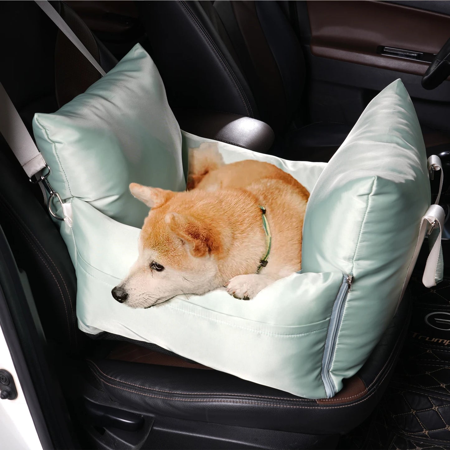 Waterproof Luxury Dog Car Seat Pet Beds Comfortable Puppy Dog Beds Soft Travel Pet Car Seat with Safety Buckle Dropshipping
