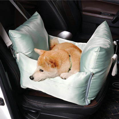 Waterproof Luxury Dog Car Seat Pet Beds Comfortable Puppy Dog Beds Soft Travel Pet Car Seat with Safety Buckle Dropshipping
