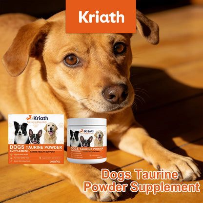 Dogs Taurine Powder Support Heart Health Boosts Vital Energy Levels Maintain Healthy Joint Movement Daily Nutrition Supplements