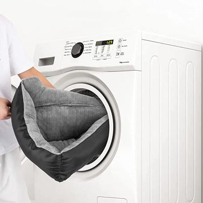 Large Winter Dog Bed Square Plush Cat Nest Kennel All Season Washable Dog Sofa Waterproof Mattress Cat Bed for Medium Dogs