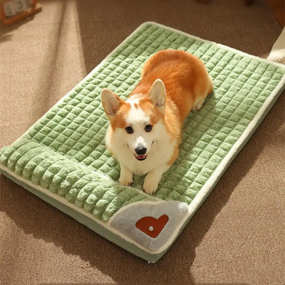 Machine Washable Dog Bed Removable Orthopedic Puppy Cushion Winter Memory Foam Dog Pillow For Small Medium Large Dogs And Cats