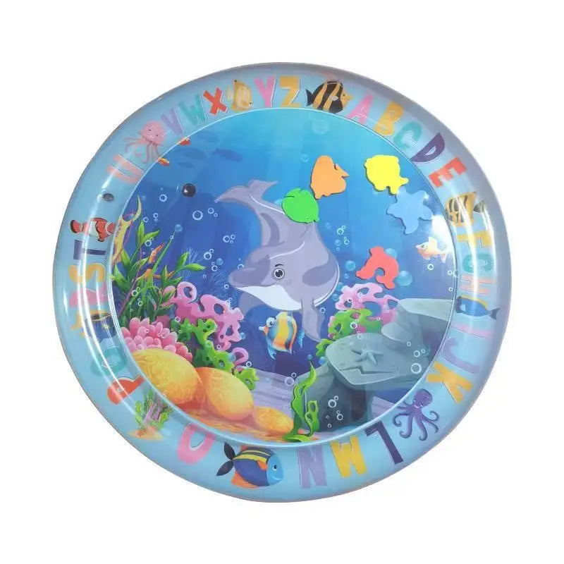 Thickened Large Square Scratch-Resistant Pet Inflatable Water Bed Toy, Pet Interaction Cooling, water spraying, and ice cooling