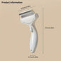 1PC Stainless Steel Dog Hair Removal Brush for Long Hair Breeds Puppy Cat Comb Pet Grooming Products Curved Design