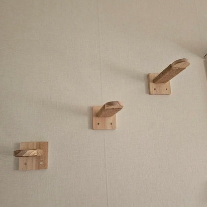 Wall-Mounted Cat Stairs Cat Scratching Posts Hammock Moon House Indoor Cat Gym Cats Furniture for Kittens Climbing and Sleeping