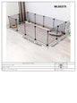Cat and Dog Pet Fence Indoor Enclosure Freely Combinable Cat Cage Dog Cage Training Isolation Toilet Area for Small and Medium-Sized Dogs