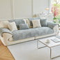 Tuffed Fleece Jacquard Sofa Cover, Winter Thickened Slipcover Soft and Comfortable Modern Fleece Non-Slip Sofa Towel