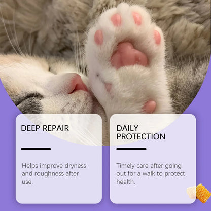 YEGBONG Paw Care Cream for Dogs Deep Moisturizing Improve Drying Not Slipping Coconut Oil Natural Ingredients Pet Paw Balm 30g
