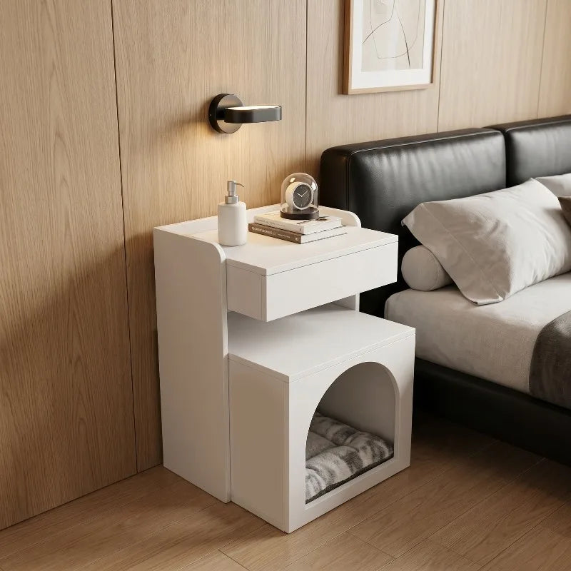 Bedside table Four seasons Universal bedside pet sharing cabinet Storage cat furniture Villa