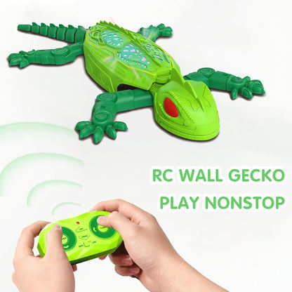 Simulated Gecko Climbing Remote Control, Ceiling and Floor Crawling Electric Toys, Birthday Gifts for Boys and Girls