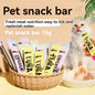 5Pcs Pet Supplies Cat Stripe Pet Snacks 15g/Stripe Liquid Wet Grain Tuna Chicken Cod Can Hair Cheep Cat Snacks