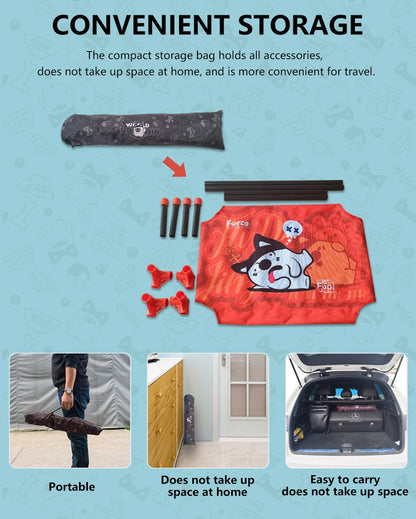 Winter Outdoor Elevated Dog Bed, Large, Medium, Small Pet Dog Bed, Portable Dog Bed for Camping or Beach Breathable Mesh Mesh