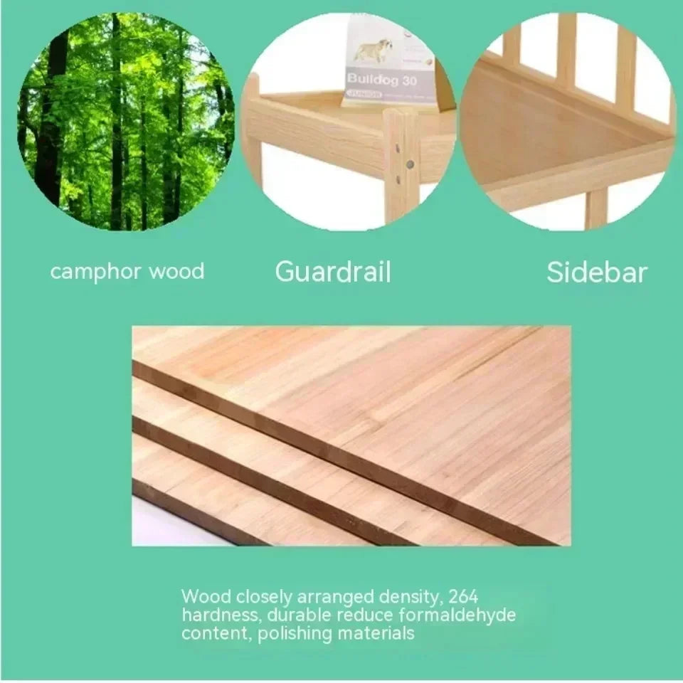 Simplicity Wooden Dog Bed Can Be Used As Bedside Table Dog Kennel Four Season Universal Environment protection Practical Pet Bed