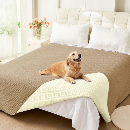 Waterproof Dog Blanket, Soft Pet Bed Blankets, Waterproof Sofa Couch Cover for Dogs Washable, Reversible Pet Couch Covers for So