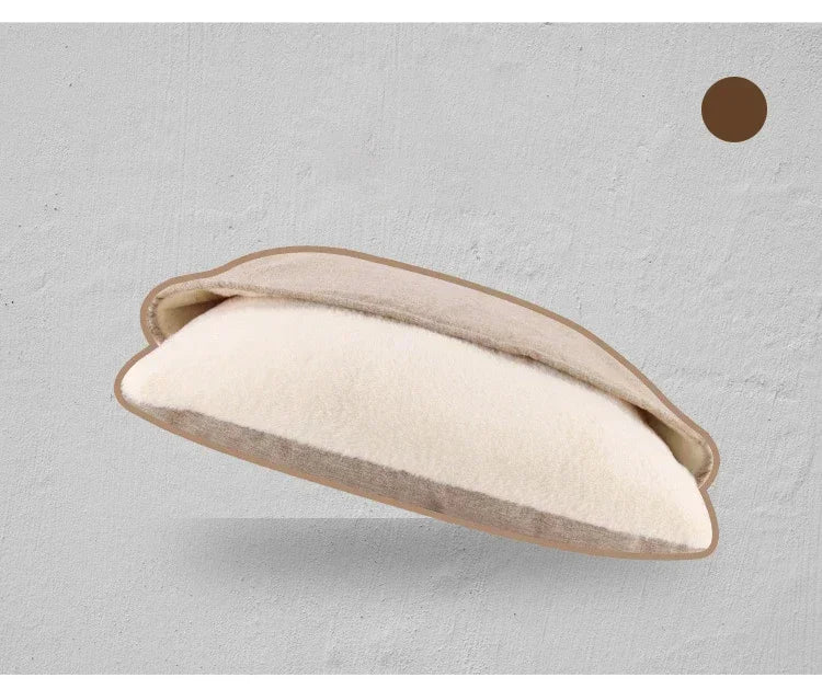 Bite-Resistant Washable Pet Bed - Winter Warm Removable Plush Cushion Large Dog Kennel Sofa Mat & Cat Sleeping Bag for Pets