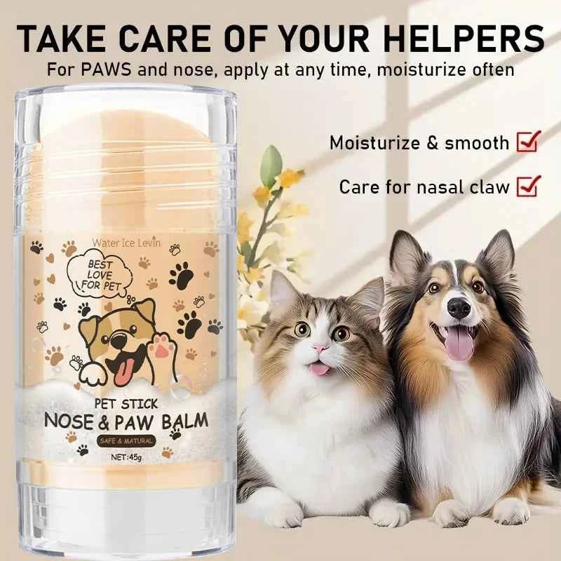45g Pet Paw Care Cream Stick, Rich in Natural Plant Ingredients, Gently Moisturizes and Quickly Relieves Dry Paws, Cares for the Health of Pet Paws