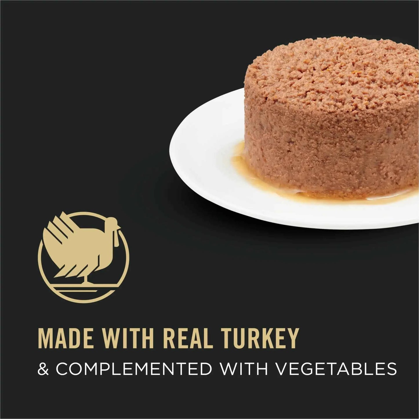 Purina Pro Plan Grain-Free Turkey Vegetable Wet Cat Food 3 oz Cans 24 Pack