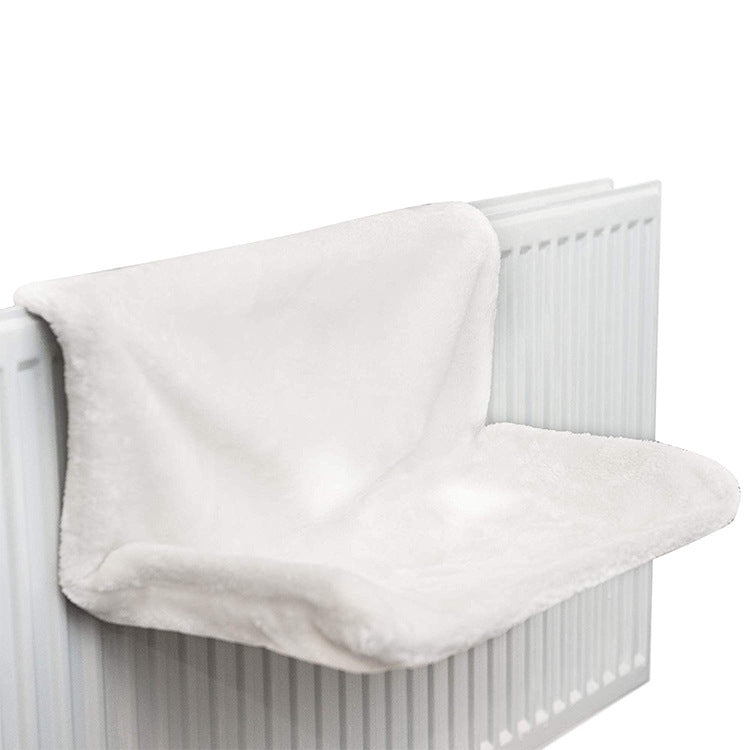 Hanging Cat Bed Hammock Luxury Radiator Bed Warm Fleece Basket Pet Metal Iron Frame Sleeping Bed for Cats