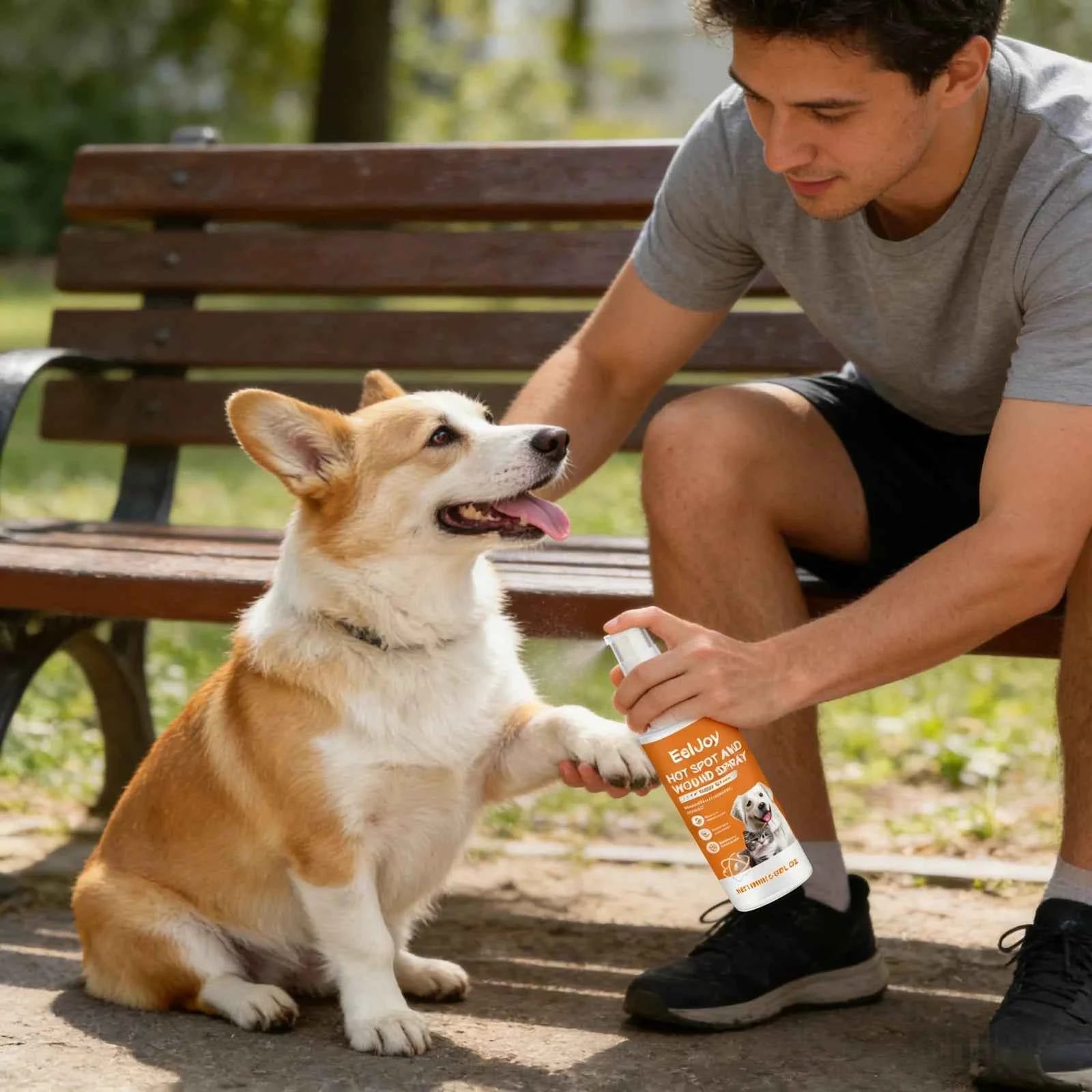 EelJoy Pet Skin Care Spray for Dog Cat Calm Redness Relieve Dryness Moisture Barrier Natural Ingredients Gentle Pet Shield Spray