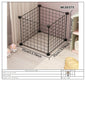 Cat and Dog Pet Fence Indoor Enclosure Freely Combinable Cat Cage Dog Cage Training Isolation Toilet Area for Small and Medium-Sized Dogs