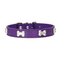 New Bone Leather Durable Pet Dog Collars Puppy Pug Collars for Small Large Dog Puppy Neck Collar GXQ13