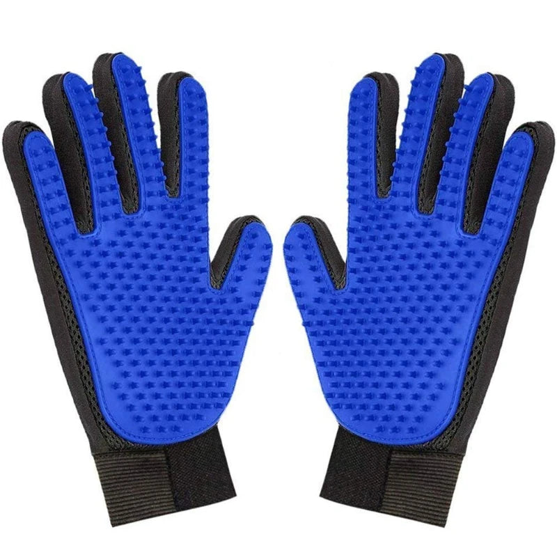New Silicone Cat Hair Remove Gloves Rubber Pet Beauty Cleaning Grooming Effective Massage Dog Combs Floating Brush Glove
