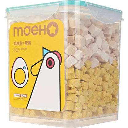 Family Bucket Chicken Freeze-Dried  Food for Adult And Kittens Plush  Treats Pet Supplies Dry Chicken Grain Snacks