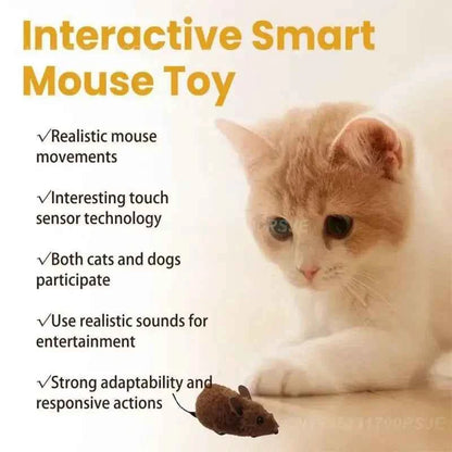 Smart Pet Toys Responsive Action Pleasure Fun and Exciting Pet Toys Smart Mouse Toy Popular Toys Best Seller Pet Interaction