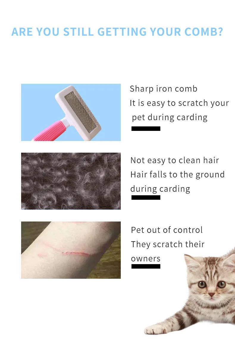 1PC Cat Hair Remove Gloves Rubber Pet Beauty Cleaning Grooming Effective Massage Dog Combs Floating Brush 6 Color