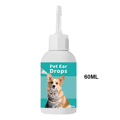 Pet ear wash Cats and dogs ear water cleaning ear mite ear drops ear drops Department care pet cleaning products