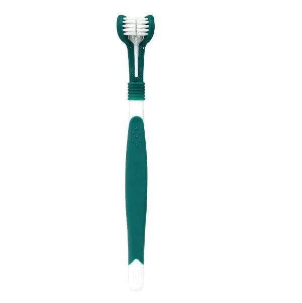 3-Sided Pet Toothbrush Dog Plastic Toothbrush Removing  Tartar Cleaning Mouth Pet  Care Cat Cleaning Mouth
