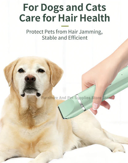 Professional 4-in-1 Electric Pet Grooming Tool Set Dog Hair Clippers USB Rechargeable Pets Haircut Trimmer Shaver Cats Supplies