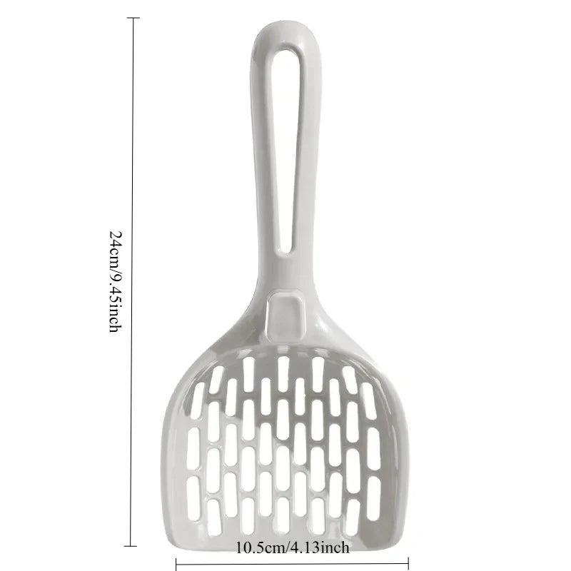 Cat Litter Scoop Plastic Cat Litter Shovel With Base Self Cleaning Cat Litter Box Shovel Kitten Toilet Clean Tools Cat Supplies