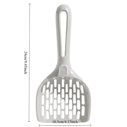 Cat Litter Scoop Plastic Cat Litter Shovel With Base Self Cleaning Cat Litter Box Shovel Kitten Toilet Clean Tools Cat Supplies