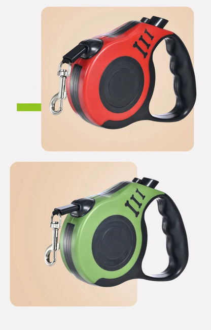 Pet Supplies Button Automatic Telescopic Leash, Super Strong Pulling Force Dog Walking Leash, Explosion-proof Dog Flushing Leash