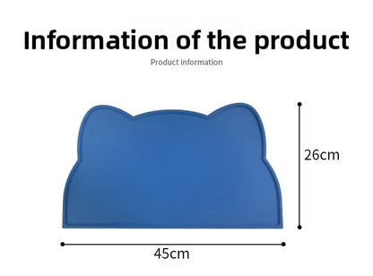 Anti-slip Silicone Pet Feeding Pad, Washable Food-grade Licking Pad, Suitable for Dogs and Cats As A Leak-proof Pad