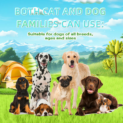 Mint Herbal Pet Teeth Powder - Anti-Tartar Formula for Dogs & Cats, Freshens Breath & Promotes Oral Health Naturally.