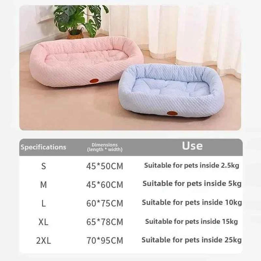 Summer Pet Cooling Bed Accessories for Small Medium Large Dogs Pets Sleeping Products Puppy Beds Houses Furnitures Cats Sofa