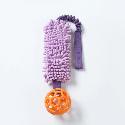 Factory Direct Soft Rubber Colorful Squeaky Dog Toy Ball Durable Chew Toy for Large Dogs