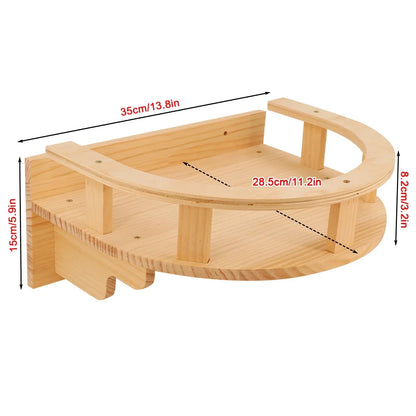 Wall Mounted Cat Scratching Hammock House Activity Tree Tower Sisal Scratcher Posts Rope Ladder Pet Furniture Indoor Cat Walkway