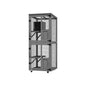 4-Tier Outdoor Cat Catio Enclosure, Large Cat Playpen with Wheels,Waterproof Roof,4 Doors & Resting Box,Grey/Black